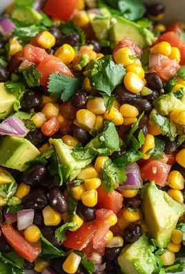 Black Bean Salad with Corn & Avocado