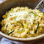 Cheesy Zucchini Brown Rice