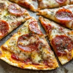 Easy 5 Minute Air Fryer Tortilla Pizza
