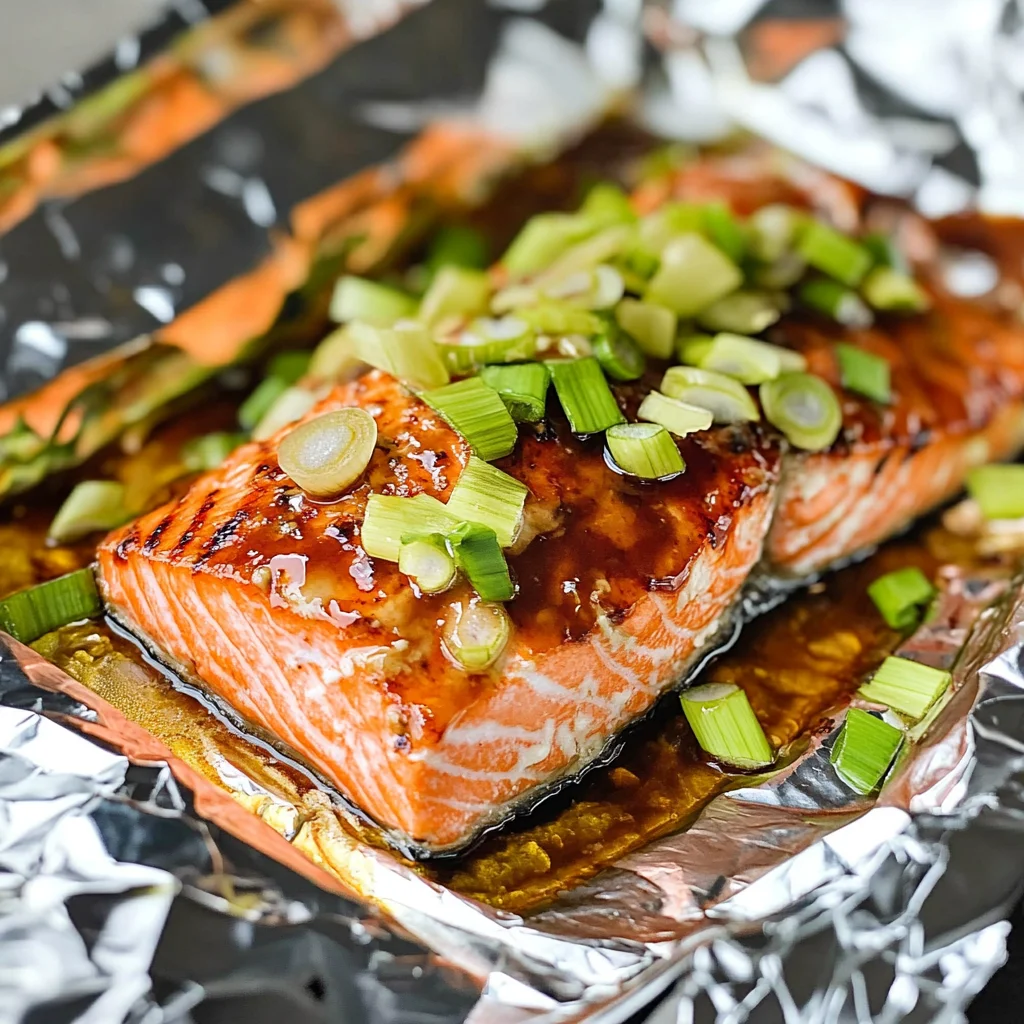 Easy Grilled Salmon in Foil Recipe