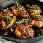 Fig Glazed Skillet Chicken