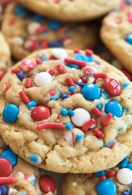 Fireworks Pudding Cookies