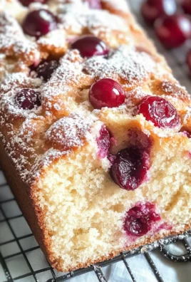 Fresh Cherry Loaf Cake