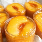 Fresh Honey Syrup Canned Peaches