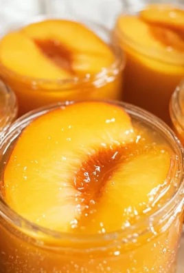 Fresh Honey Syrup Canned Peaches