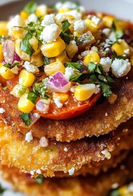 Fried Tomatoes with Corn Salsa