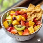 Fruit Salsa with Pie Crust Chips
