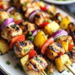 Grilled Teriyaki Chicken Kabobs