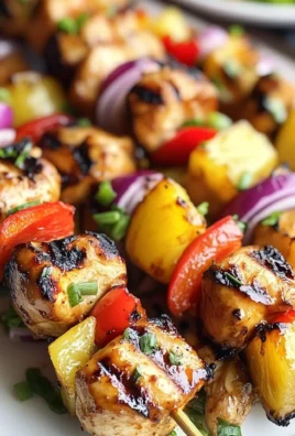 Grilled Teriyaki Chicken Kabobs