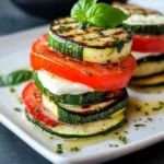 Grilled Zucchini Caprese Salad