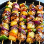 Hawaiian Chicken Kebabs
