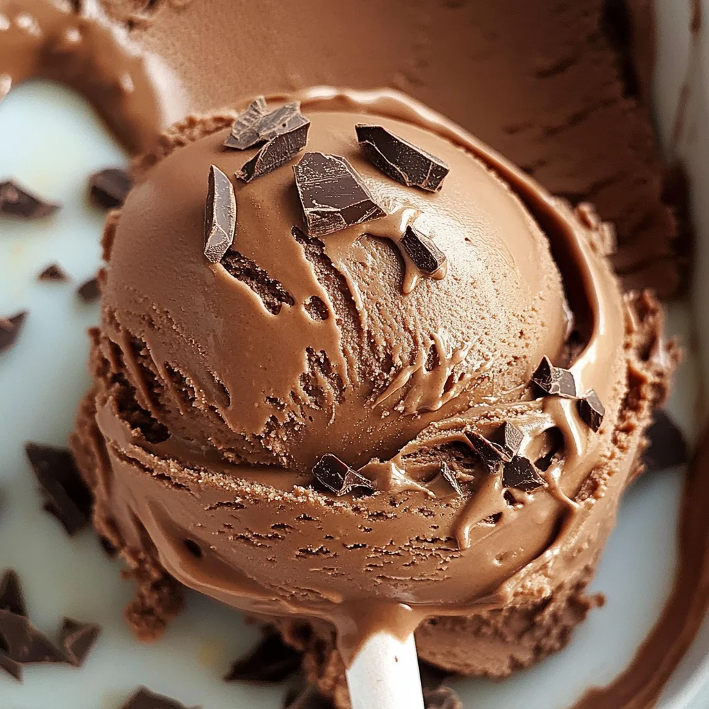 Homemade Chocolate Ice Cream Recipe