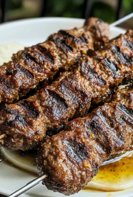 Kabob Koobideh (Persian Ground Beef Kabobs)