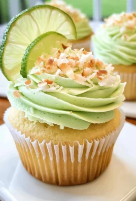 Key Lime Coconut Cupcakes
