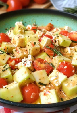 Kohlrabipfanne mit Tomate und Feta