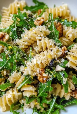 Lemon Arugula Pasta Salad
