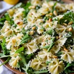 Lemon Basil Parmesan Pasta Salad