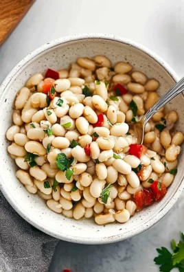 Marinated White Beans