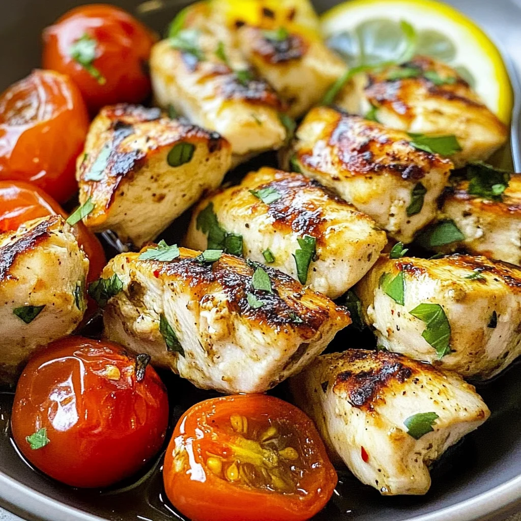 Mediterranean Chicken Bites