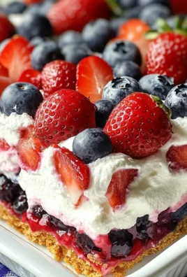 No Bake Summer Berry Lasagna