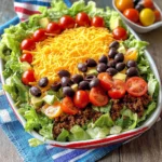 Patriotic Taco Salad