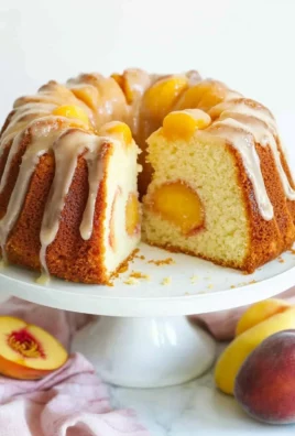 Peach Cobbler Pound Cake