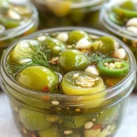 Pickled Green Cherry Tomatoes