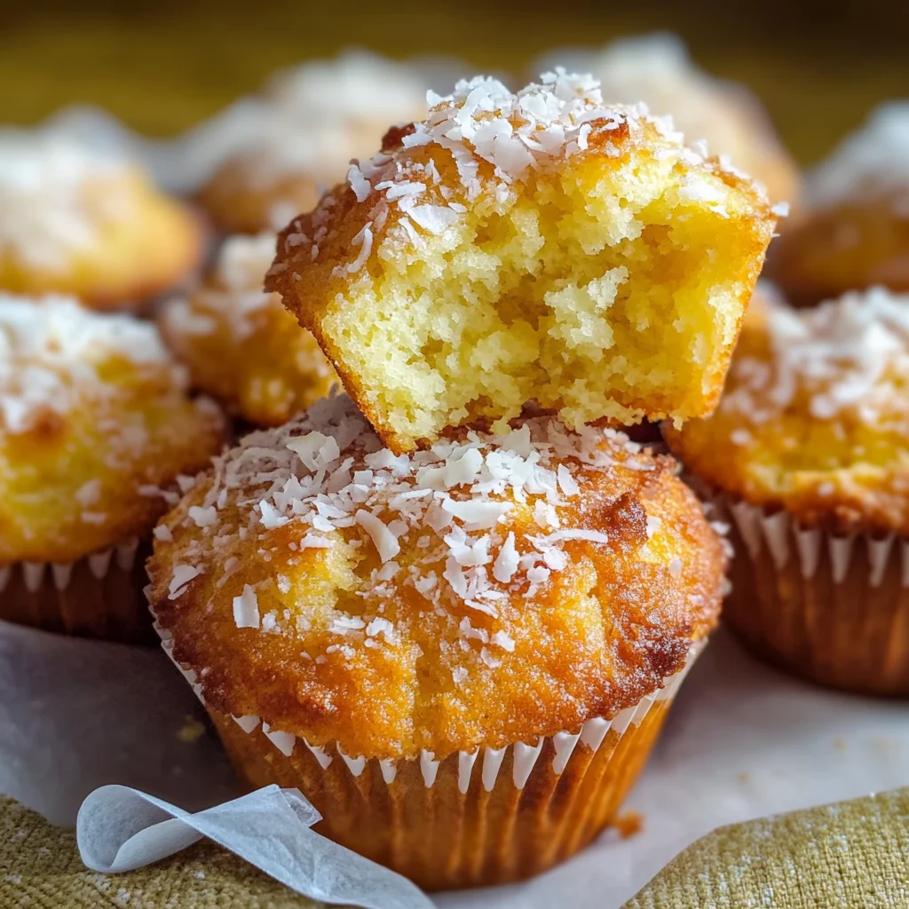 Pineapple, Lime and Coconut Muffins