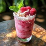 Raspberry Coconut Mojito