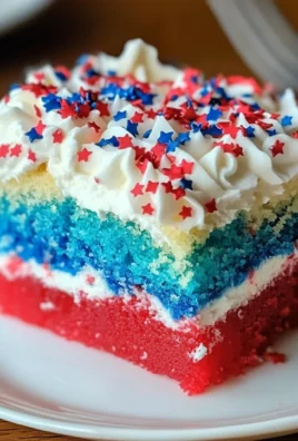 Red, White & Blue Poke Cake