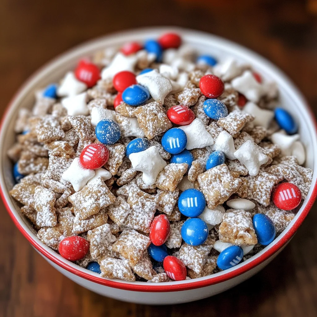 Red White & Blue Puppy Chow