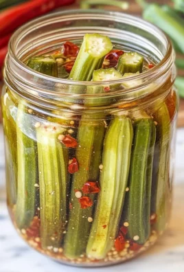 Refrigerator Pickled Okra