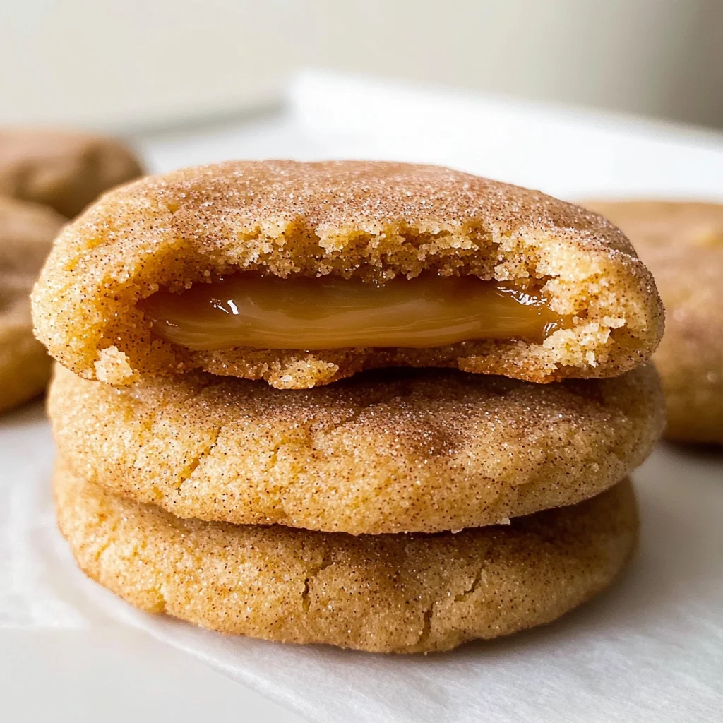 Soft Caramel Snickerdoodles