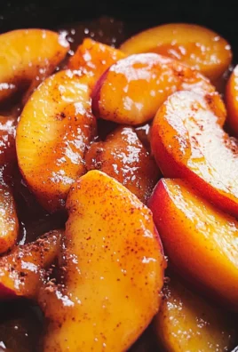 Spiced Caramelized Peaches