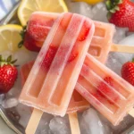Strawberry Lemonade Popsicles