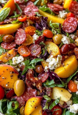 Summer Chopped Tomato Peach Salad