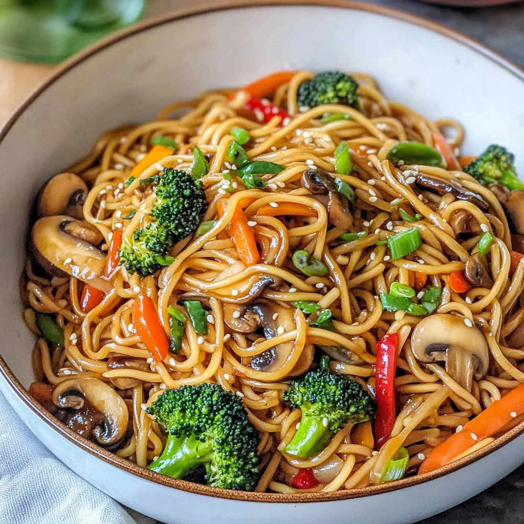 Vegetable Lo Mein Recipe