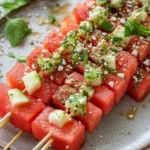 Watermelon Tajin Skewers