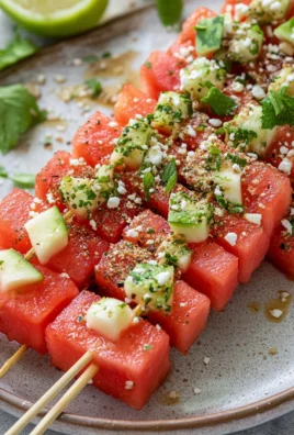 Watermelon Tajin Skewers
