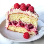 White Chocolate Raspberry Layer Cake
