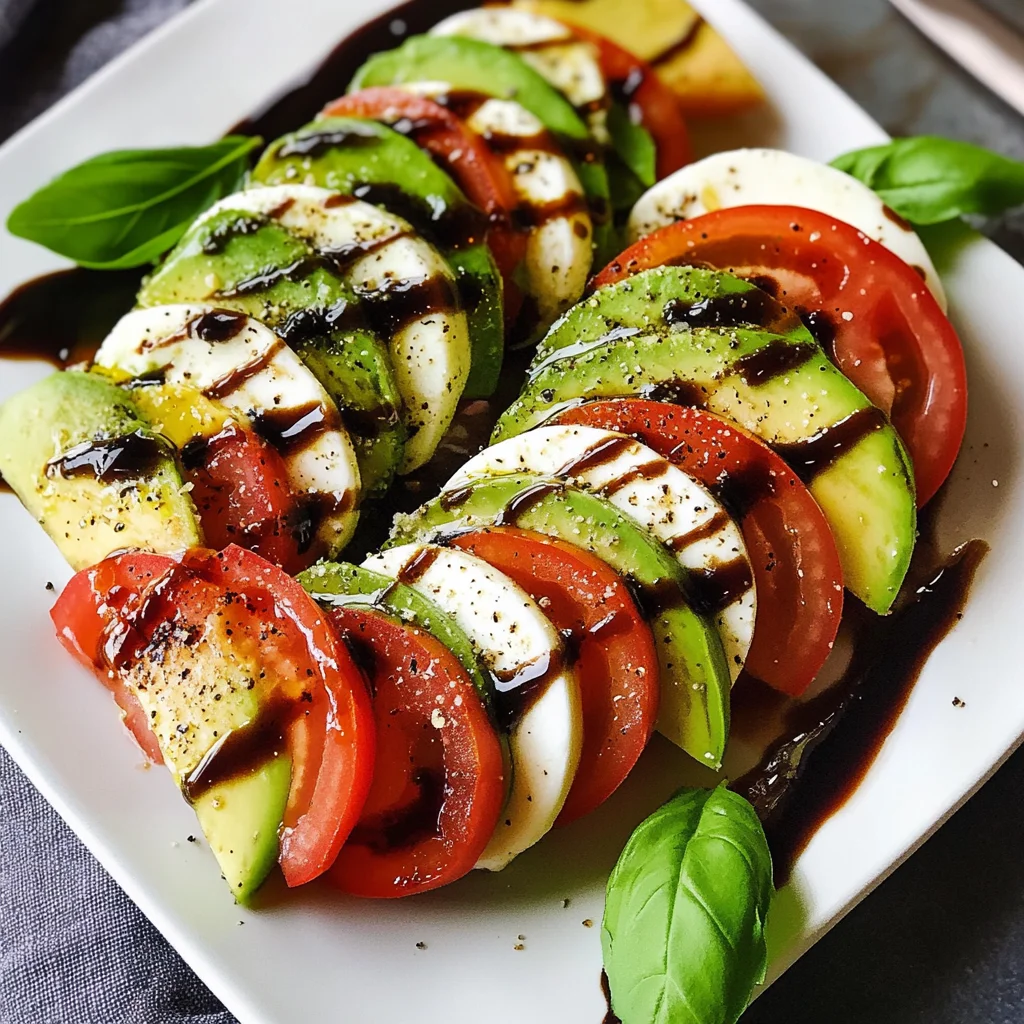 Avocado Caprese Salad