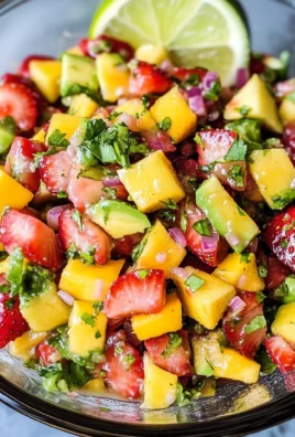 Avocado Strawberry Mango Salsa