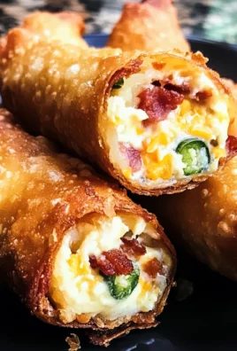 Bacon Jalapeño Popper Eggrolls Recipe