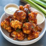 Baked Spicy Honey BBQ Cauliflower Wings