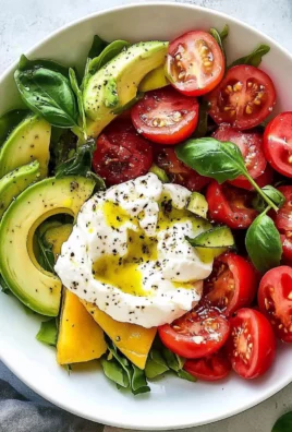 Burrata and Tomato Salad with Avocado