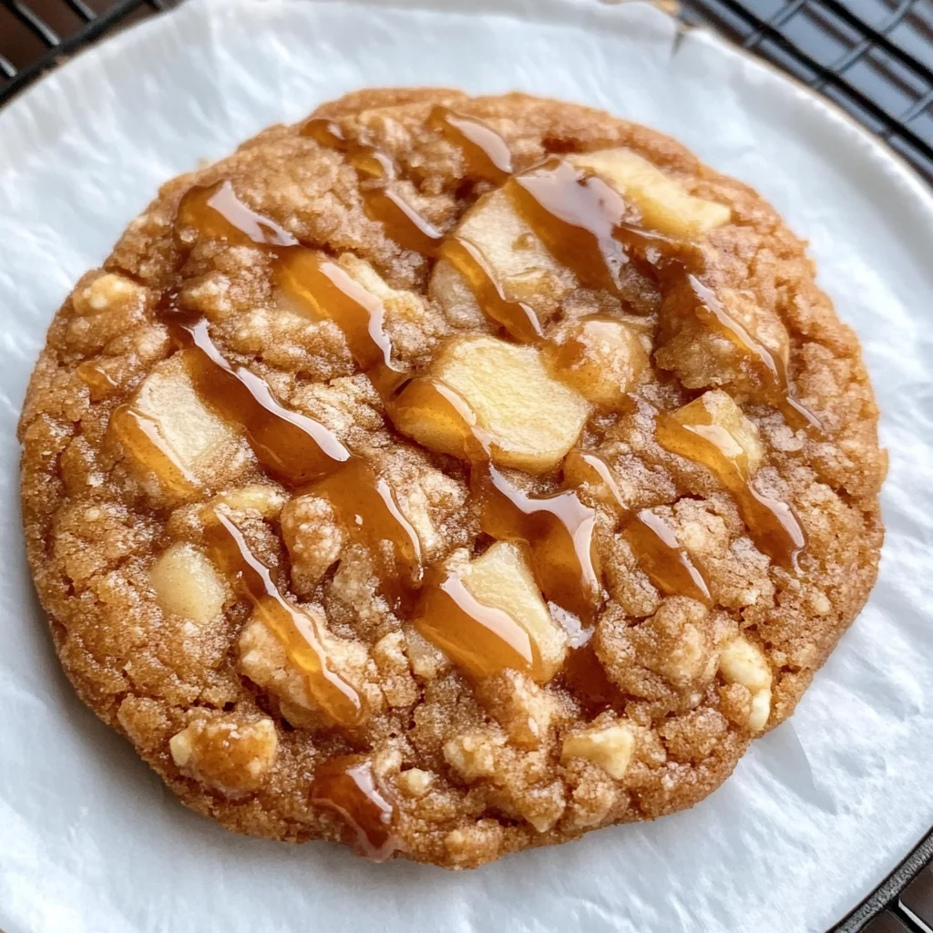 Caramel Apple Cider Cookies