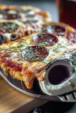 Cheesy Halloween Pizza Skulls