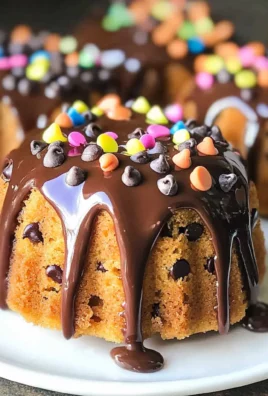 Chocolate Chip Mini Bundt Cakes