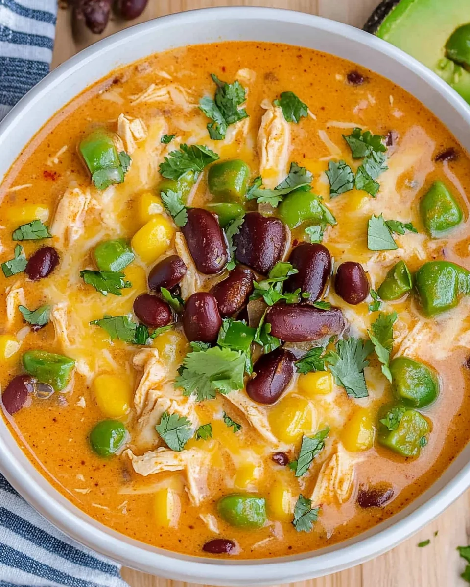 Creamy Chicken Enchilada Soup