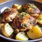Crockpot Mustard Chicken and Potatoes